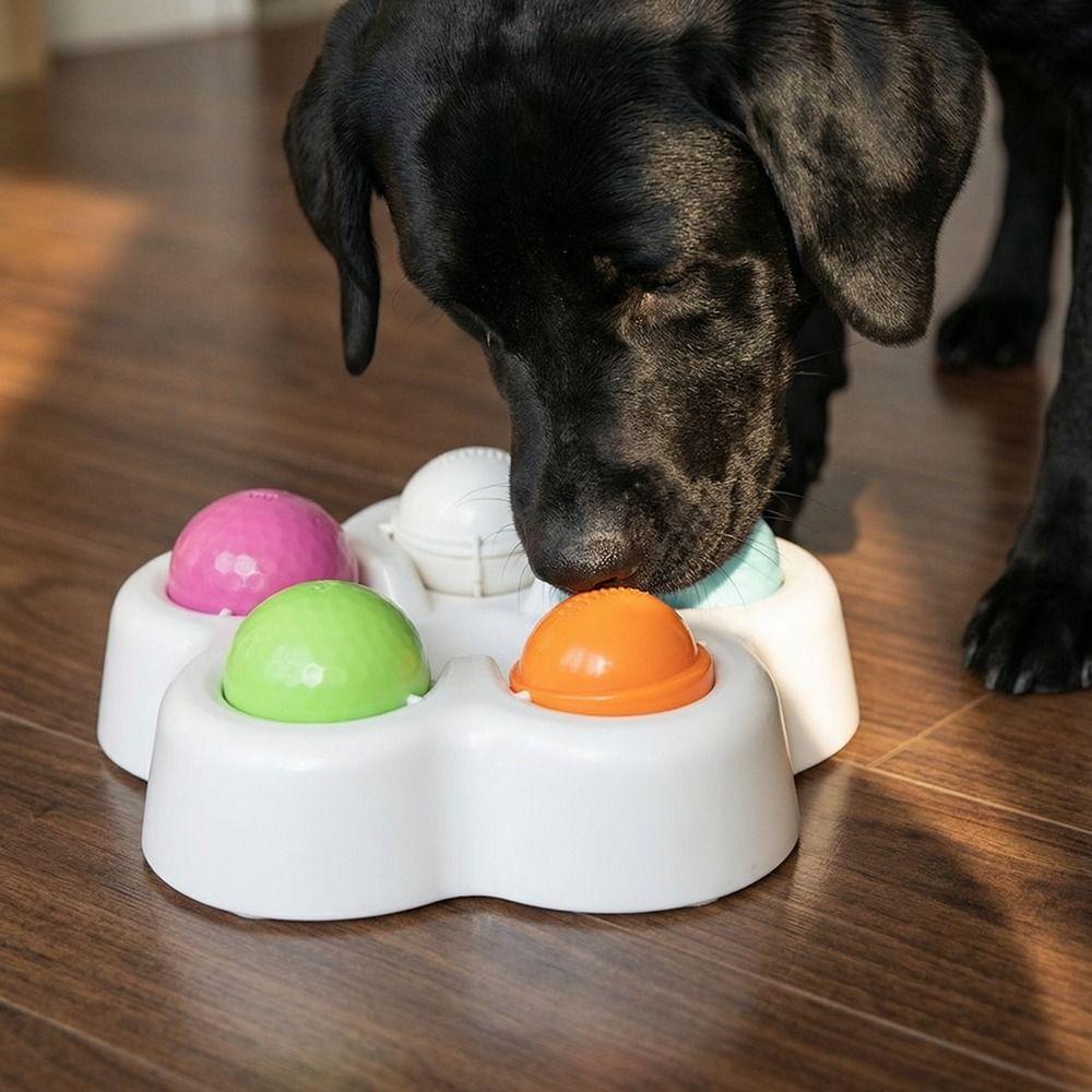 Rotatable Smart Slow Feeder Toys Stable Base Dog Hiding Food Bowl Pet Treat Dispenser Pet Supplies