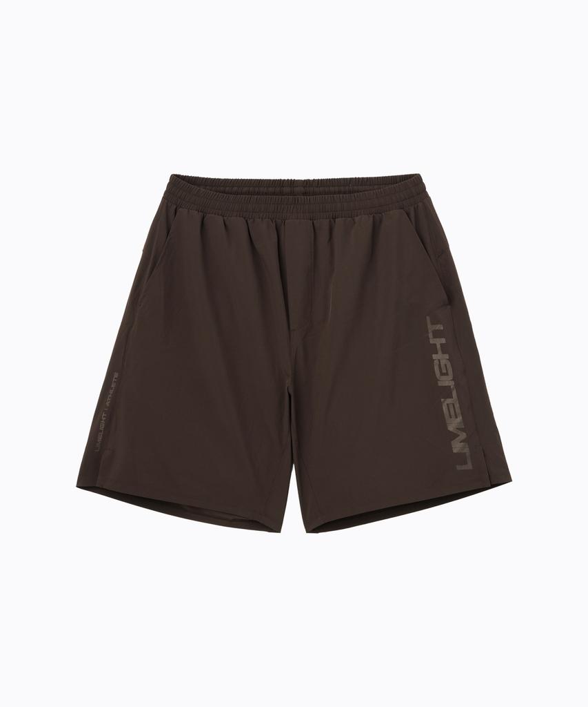 LIMELIGHT APPAREL Athlete Limelight Big Logo Liner Shorts (Brown/Brown)