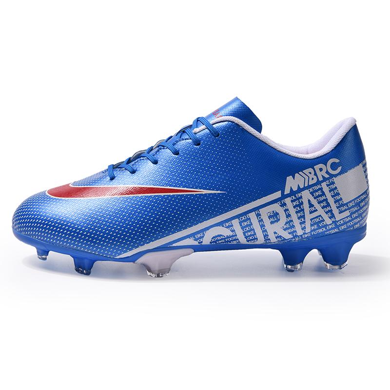 Men Soccer Shoes TF/FG LOW Ankle Football Boots Men's Sneaker Turf Soccer Cleats Outdoor Professional Futsal Footwear EUR35-45