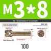 304 Stainless Steel Lead Seal Galvanized Meter Screw with Cross Hole
