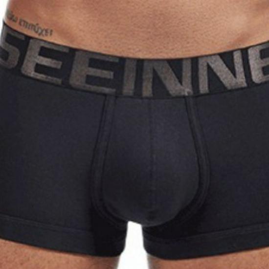 Men's Low-Rise Combed Cotton Ribbed Boxer Briefs with U-Shaped Pouch - Sexy & Comfortable