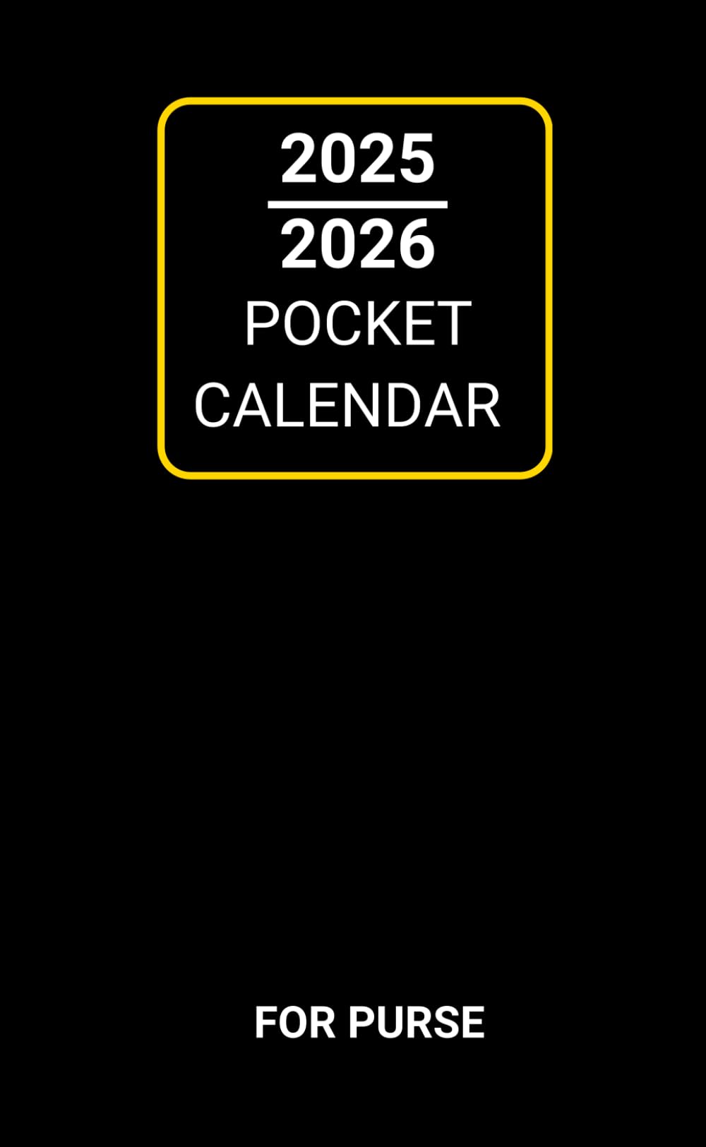 Карманный календарь 2025-2026 для кошелька: Ваш карманный органайзер на январь 2025 - декабрь 2026