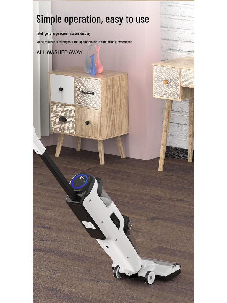 Wireless Automatic Floor Scrubber Vacuum Cleaner