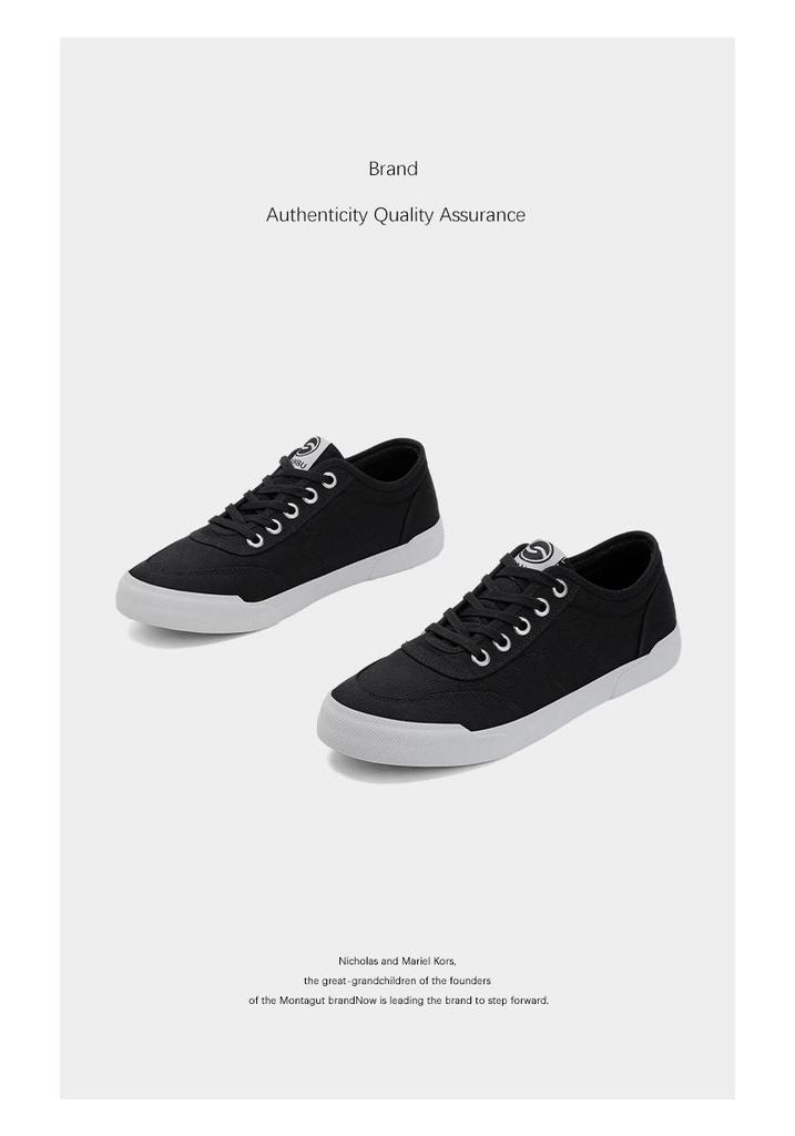 Men's Classic Low-Top Lace-Up Casual Shoes – Spring 2026 Collection, Breathable Solid Color Design