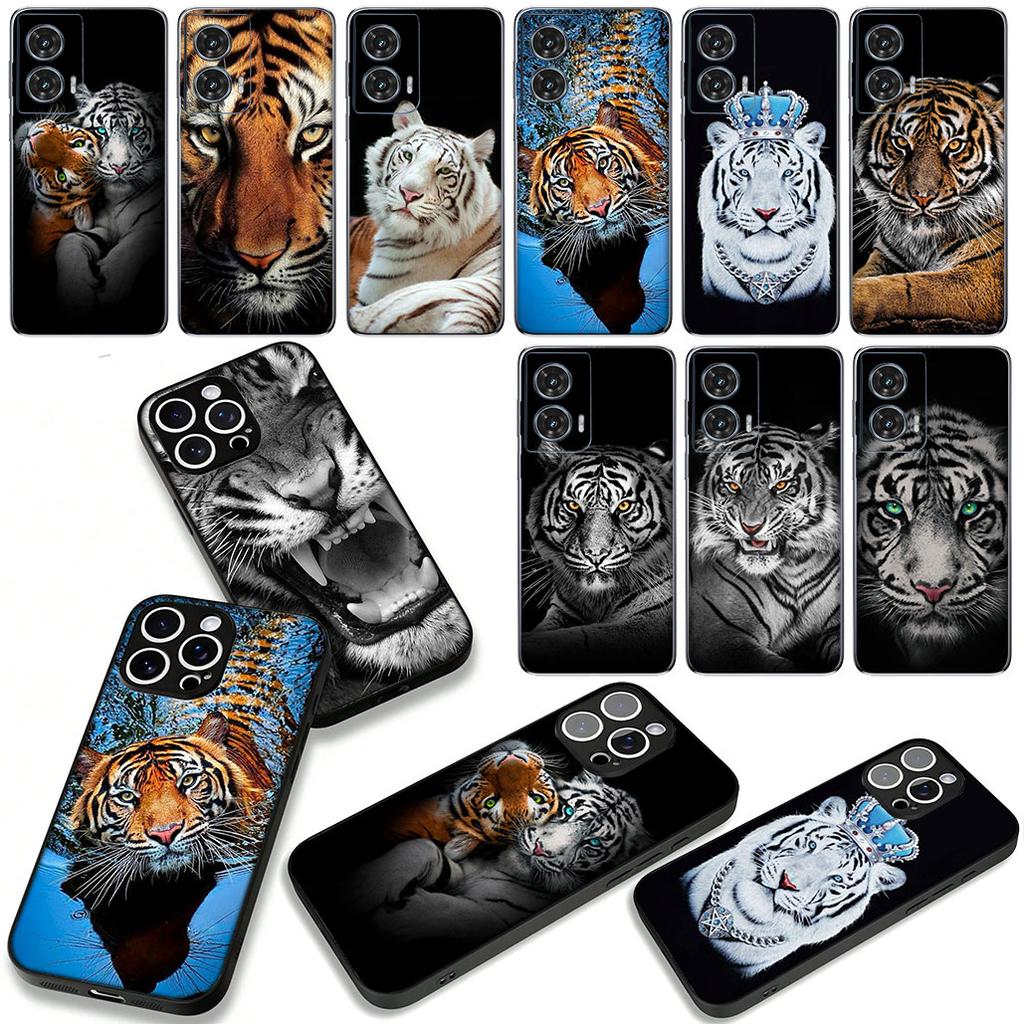 Phone Cover for Apple iPhone 17 16 15 11 Pro XS Max XR 6 7 8 Plus + SE 2020 5 16E Case Tiger Animal Casing