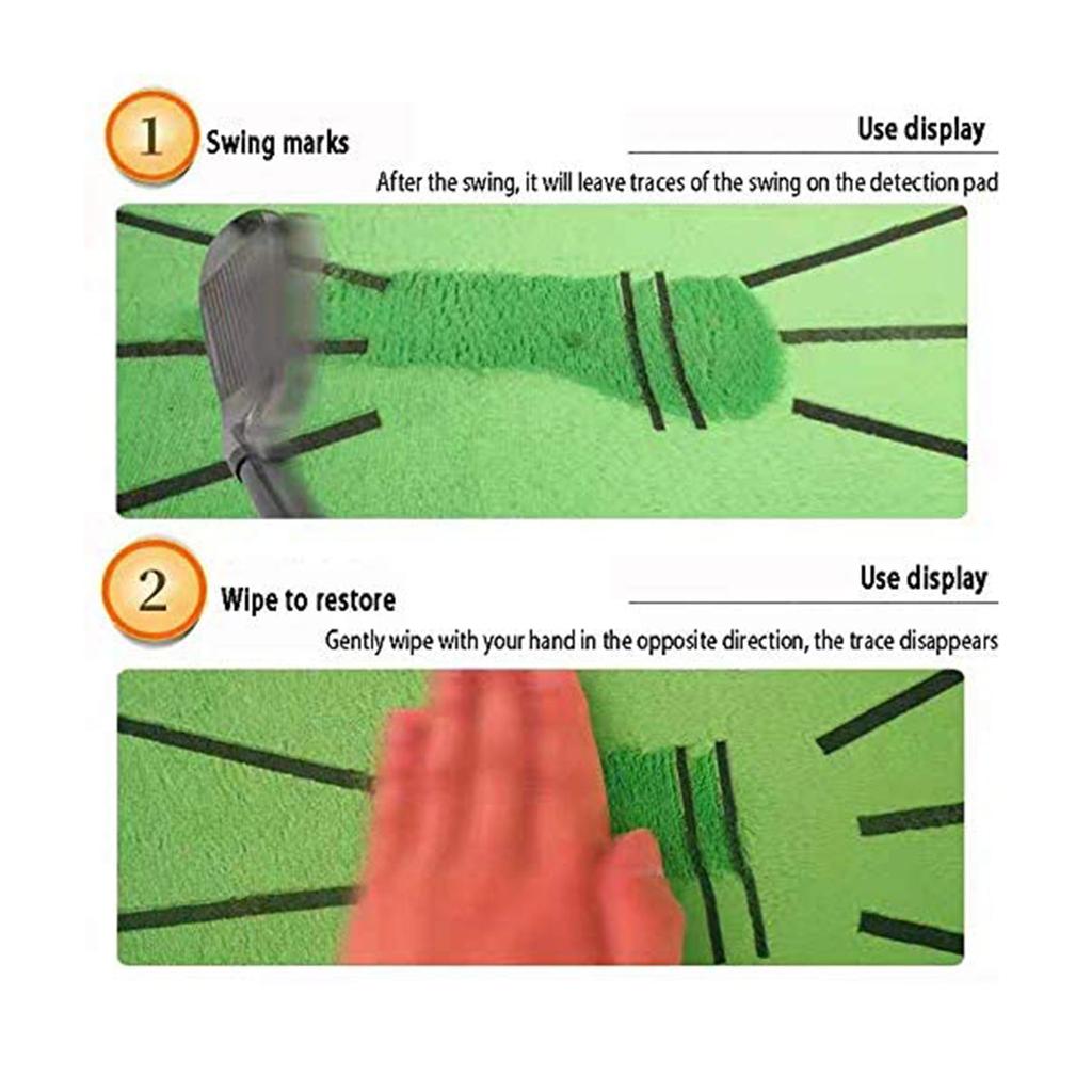 Golf Training Mats For Swing Detection Batting Golf Hitting Mats Swing Trainer