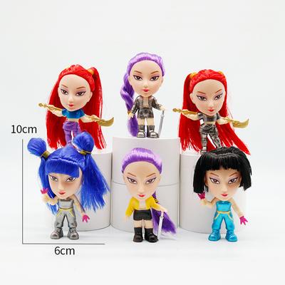 Kpop Demon Hunters Figure K Pop Demon Hunters Figures Huntrix Figures Barbie Hair Toy Rumi Mira Zoey Sussy Figurine Ornament Toy