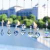 Crystal Suncatcher Pendant Heart Diamond Hanging Wide Chimes Outdoor Window Suncatcher Pendants Window Garden Decoration