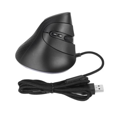 Wired Vertical Mouse Adjustable DPI 7200 USB Ergonomic Optical Mouse RGB Gaming Mice with 7 Programmable Button