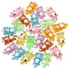 7-Color 15x29mm Translucent Luminous Cat Charms Keychain Accessories