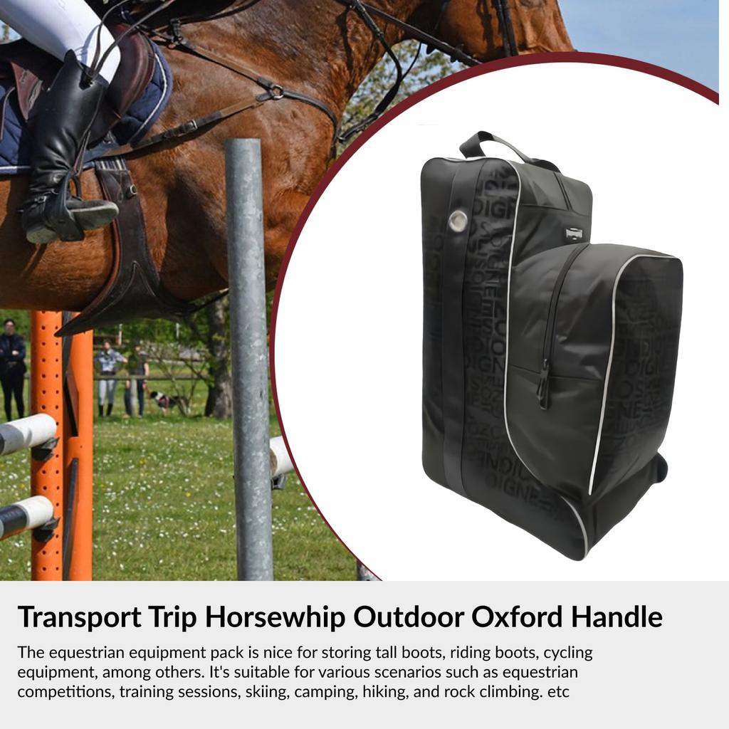 Professional Tall Boot Bag for Horse Riding Waterproof Oxford Cloth Equestrian Equipment Storage Dustproof Travel Carry Case