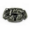 Texas Flag Bull Head Belt Buckle - Western Style Fashion Accessory
