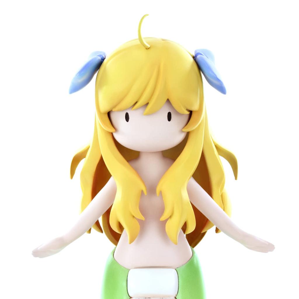 Bellfine Dropkick Approximately 150mm Plastic Molded In White Jashin-chan Jashin-chan, Tall, Non-scale Model, B5-011,