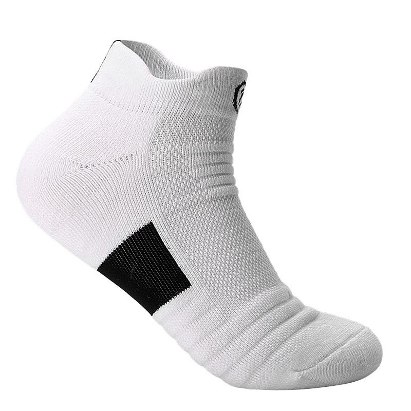 Basketball Socks Men's Professional Towel Bottom Thickened Socks Low Cut Boat Socks Outdoor Running Sports Short Tube Socks