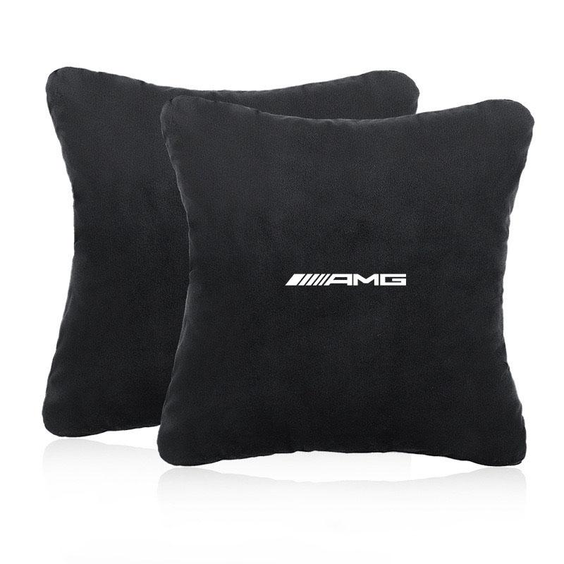 Car Seat Head Support Cushion Lumbar Pillow Interior Accessories for Mercedes Benz AMG Smart W205 C300 W203 W206 W108 W124 W126