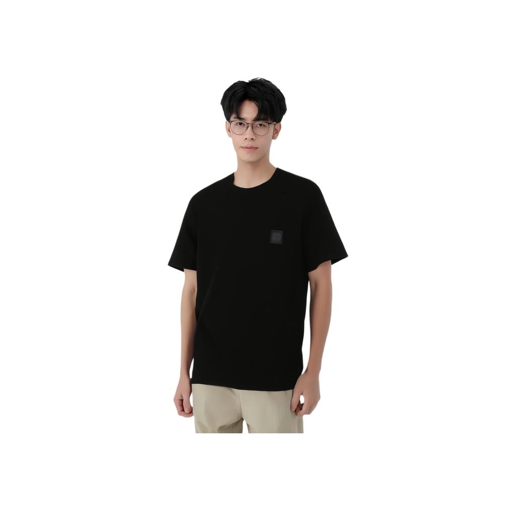 Stone Island Ghost Series Solid Color Crew Neck Short Sleeve T-Shirt Men Tops Black K1S1521000-08S0F11-V0029