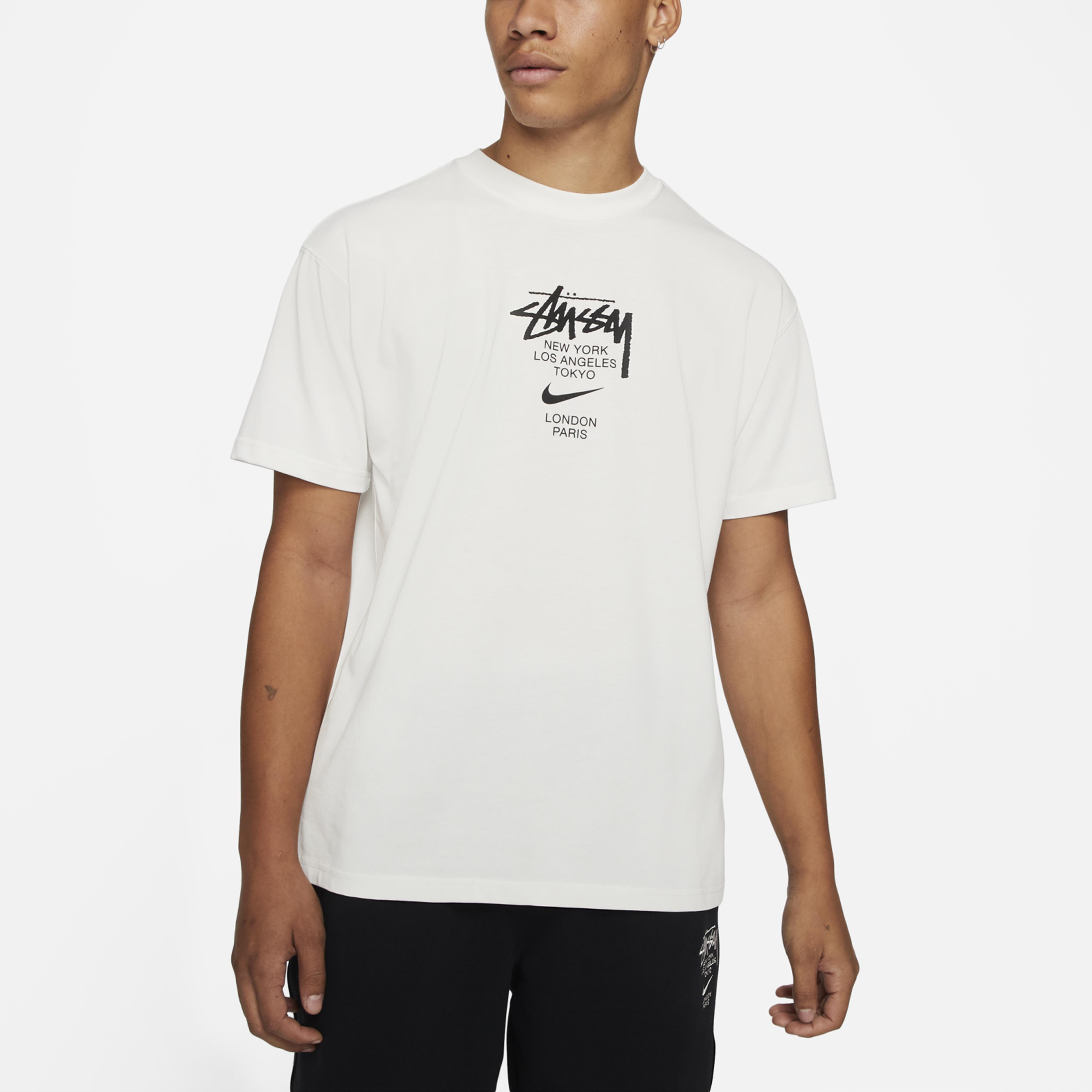 Футболка Nike x Stussy International (Азия) Белая уличная одежда унисекс DD3343-121 L — фото 4
