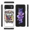 Hippie Peace Bus and Sunflower Phone Case For Samsung Z Flip 6 7 5G Z Flip 5 Galaxy Z Flip 3 4 5G ZFlip Shockproof Hard Cover TP