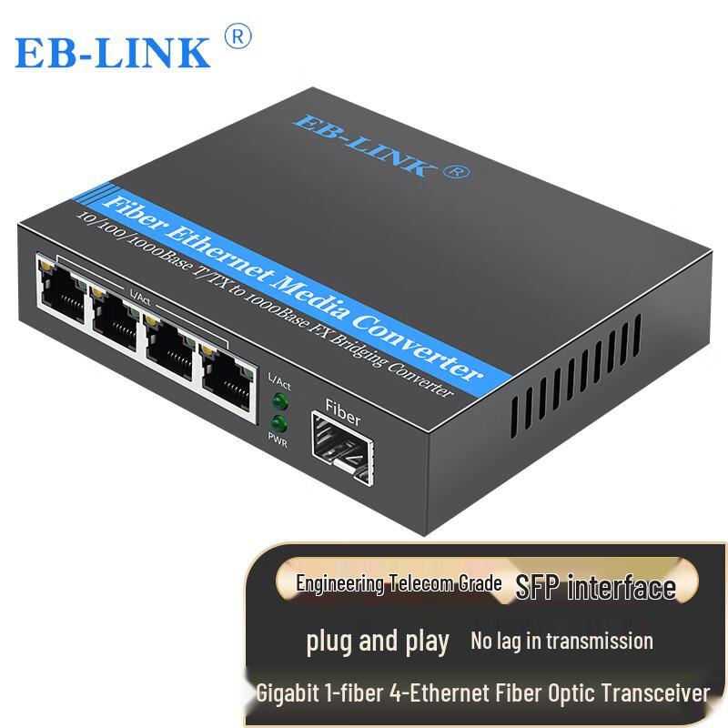 EB-LINK SFP/SFP+ Fiber Optic Transceivers & Media Converters
