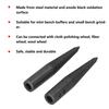 3 PCS Tapered Spindle Adapter Steel Left and Right Bench Grinder Adapter Black Anodized Polishing Connecting Rod
