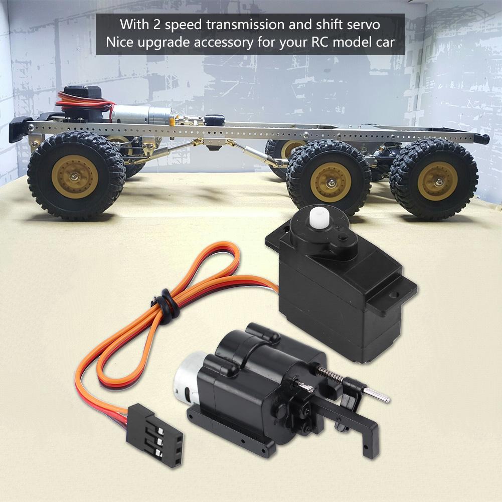Metal 2 Speed Upgrade Accessory, with   Servo Parts for WPL B14 B16 B24 C14 C24 RC Car