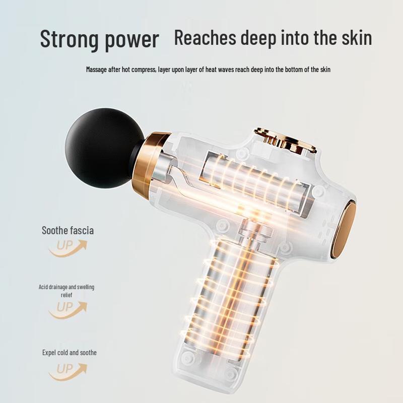 AUX Portable Deep Tissue Massager with Heat CN plug (adapter included)