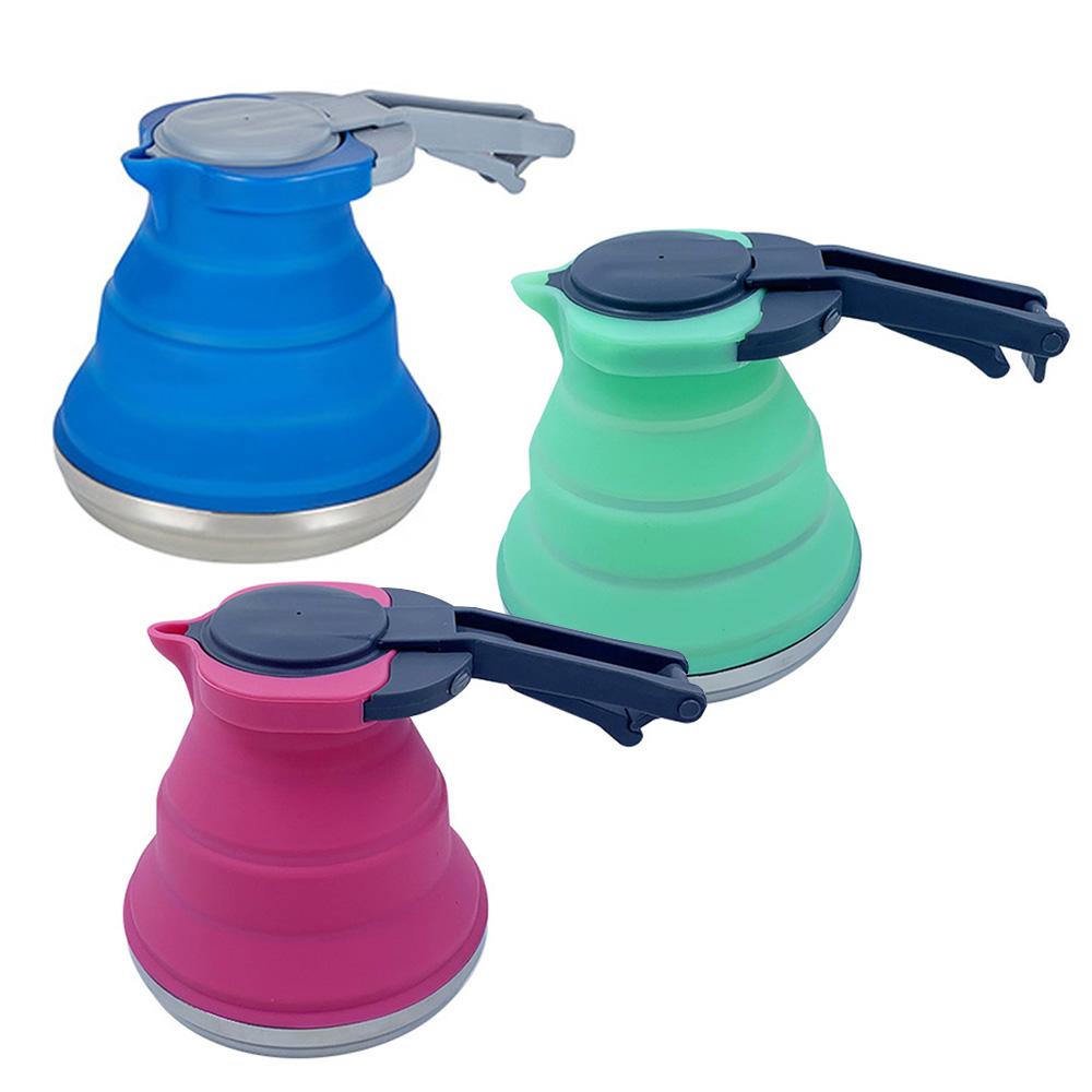 Creative Portable Silicone Kettle Outdoor Silica Gel Folding Coffee Compression Leak Proof Travel