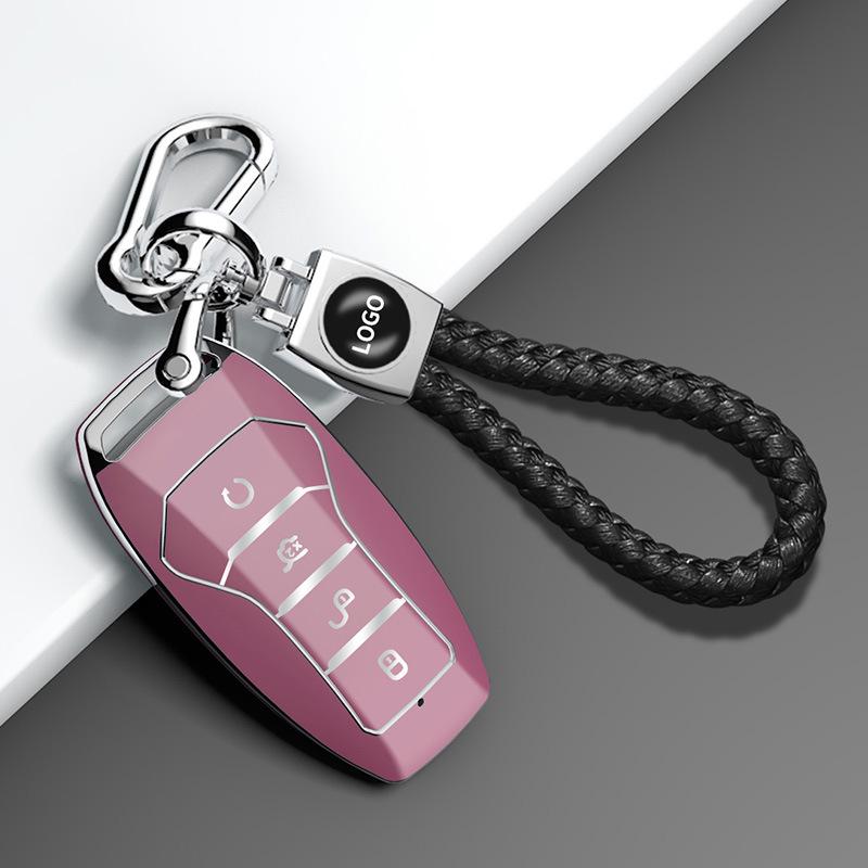 Compatible Key Cover for BYD Han EV, Tang DM/MAX, Song Pro, Qin PLUS, Yuan Models - Women’s Shell Buckle Bag