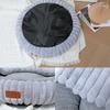 Dog Bed with a Blanket for Indoor Dogs Cats Washable Round Cat Bed Cave Soft Fluffy Pet Bed for Kitty and Small Medium Dogs