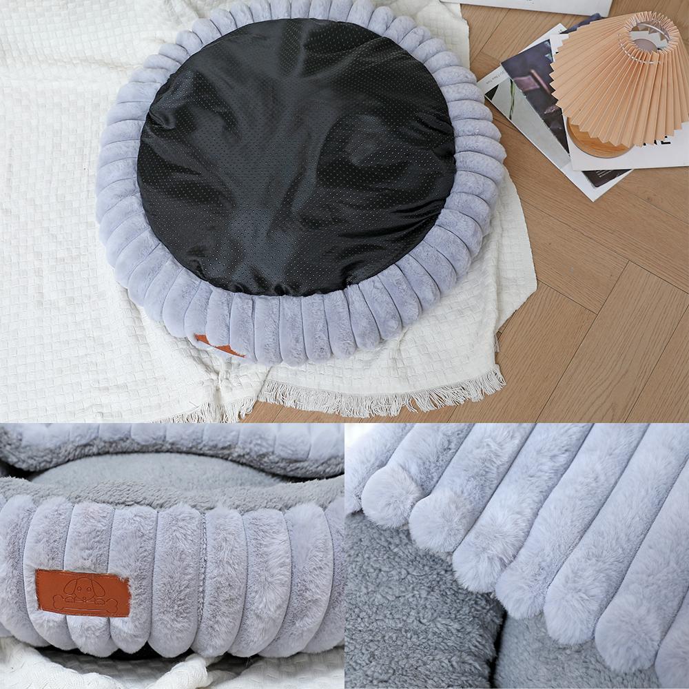 Dog Bed with a Blanket for Indoor Dogs Cats Washable Round Cat Bed Cave Soft Fluffy Pet Bed for Kitty and Small Medium Dogs