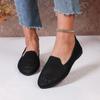 New Fly-knit Flat Single Shoes Shallow Breathable Shoes and Lazy Shoes