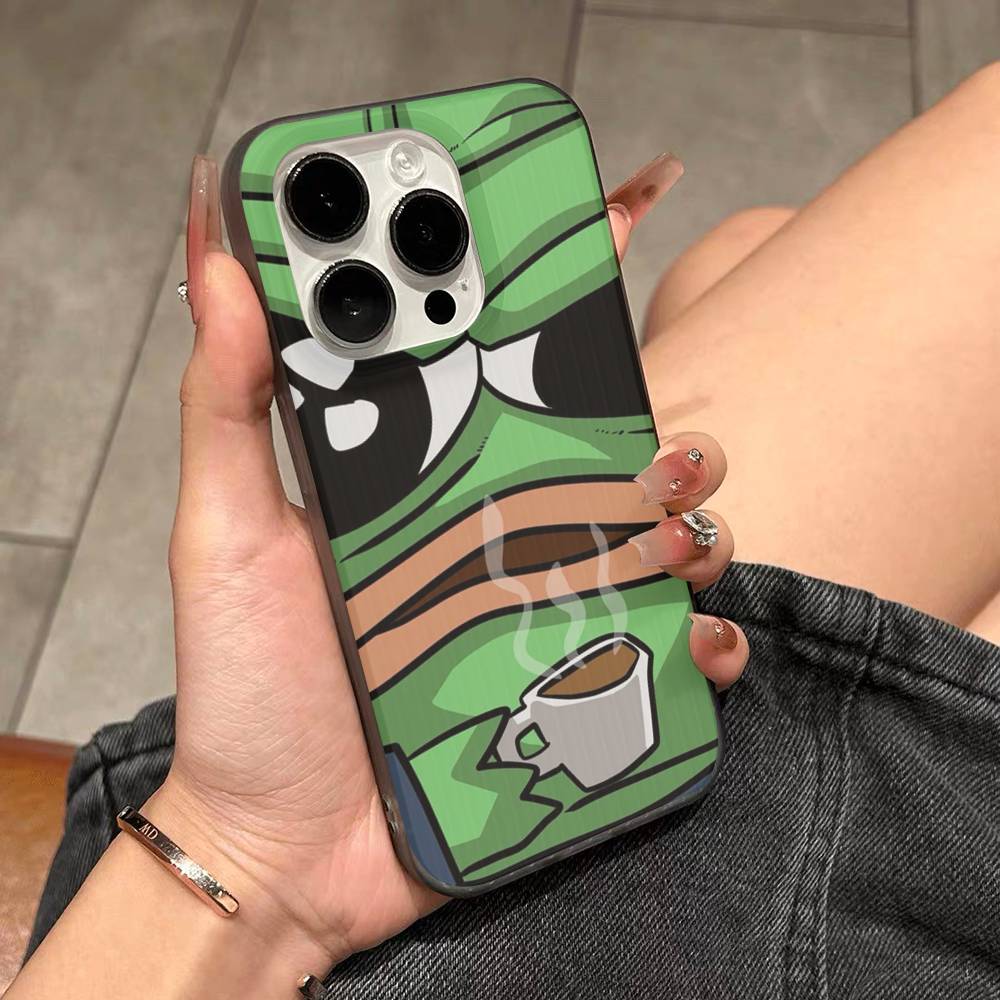 Internet Meme Sad Pepe The Frog Phone Case For IPhone 17 16 15 14 Plus 11 12 13 Pro Max Shockproof Protection Soft Back Cover