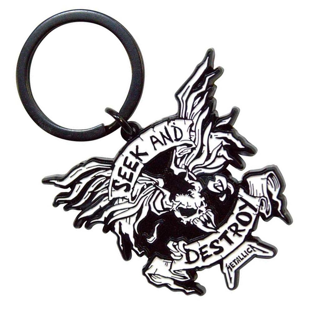 Metallica Seek And Destroy Enamel Keyring