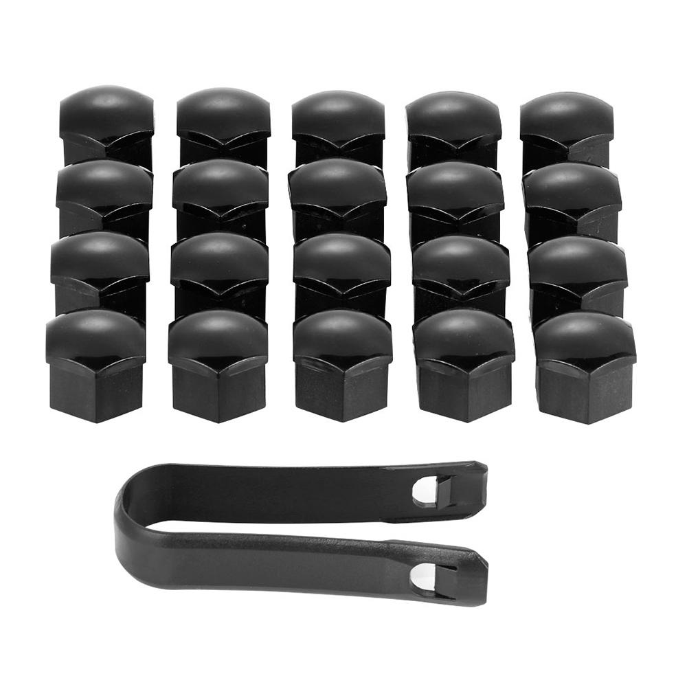 17mm 20Pcs/lot Wheel Lug Bolt Center Nut Covers Caps 321601173A for Skoda Octavia A5 A7 1 Rapid Fabia Yeti Superb Accessories