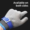 Anti Cut Gloves with Ergonomic Fit Stainless Steel Mesh Gloves for Precisions Tasks in Food Processing and Crafting