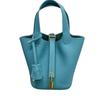 Large Capacity First-Layer Cowhide Vegetable Basket Bag, High-End Light Luxury Versatile Handbag