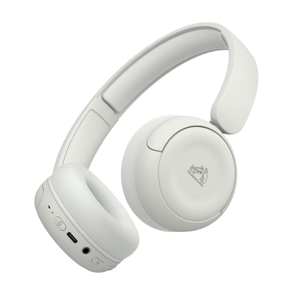 JVC Kenwood Victor Wireless Bluetooth with 50 Hours of White HA-S60W-W Headphones, Ver. 5.4 Microphone, Multi-Point, Playback, 2-Way, Wired/Wireless,