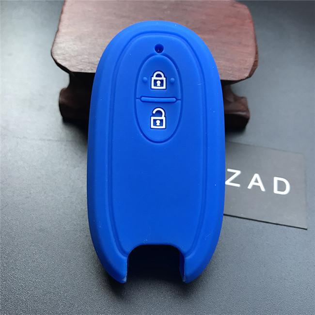 ZAD silicone rubber car key cover case skin protect keychain for   SUZUKI Swift Sport SX4 SCORSS grand vitara Wagon R stingray