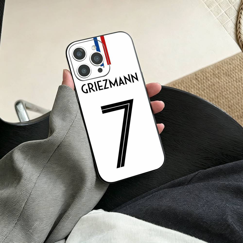 A-Antoine Griezmann  Phone Case For iPhone 17, 16,15,14,13,12,11 Plus,Pro Max, Others Soft Black Cover iPhone12PRO