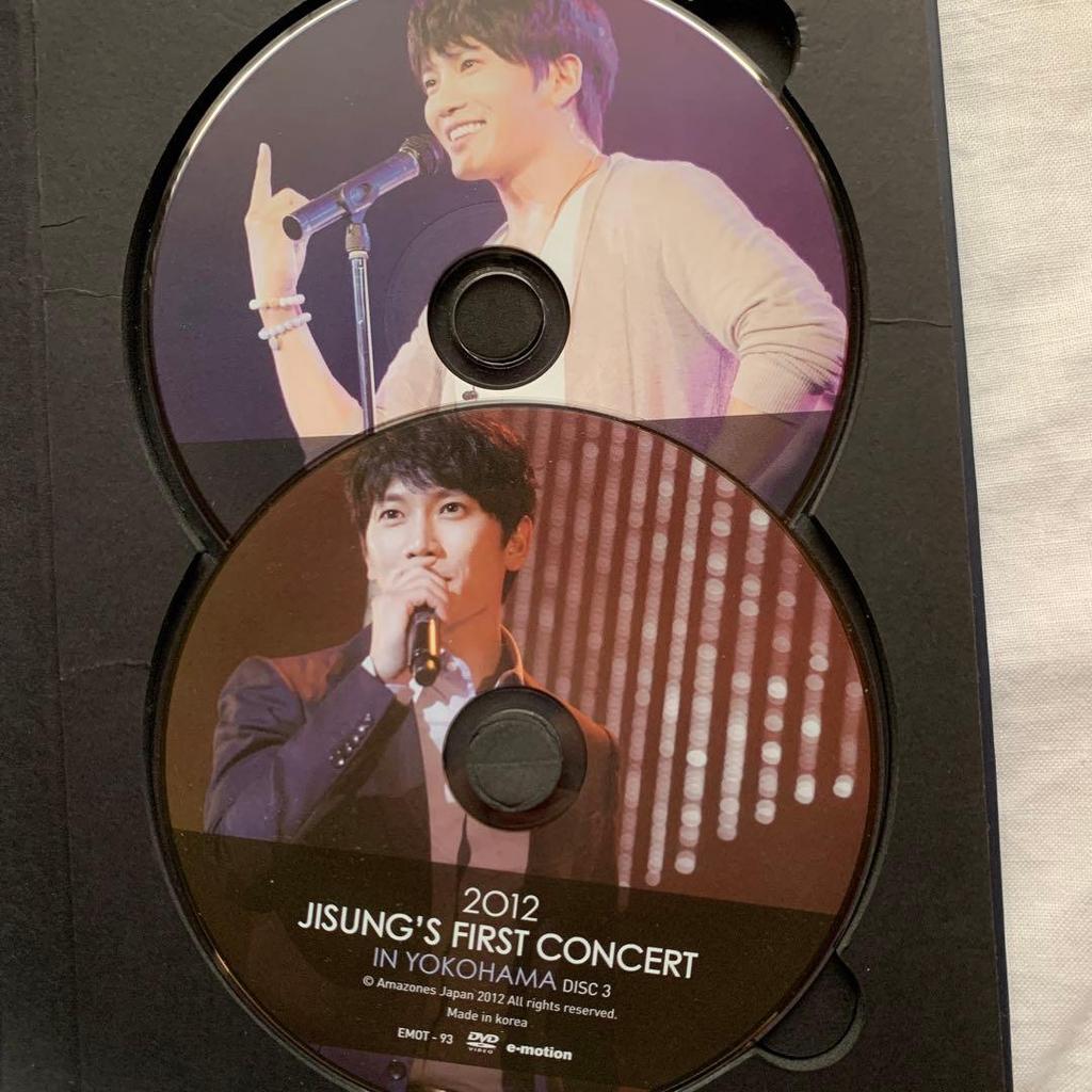 [USED] Ji Sung DVD & Photobook 2012 JISUNG'S First Concert