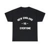 New England Vs Everyone Graphic Tee Shirt, S-5XL