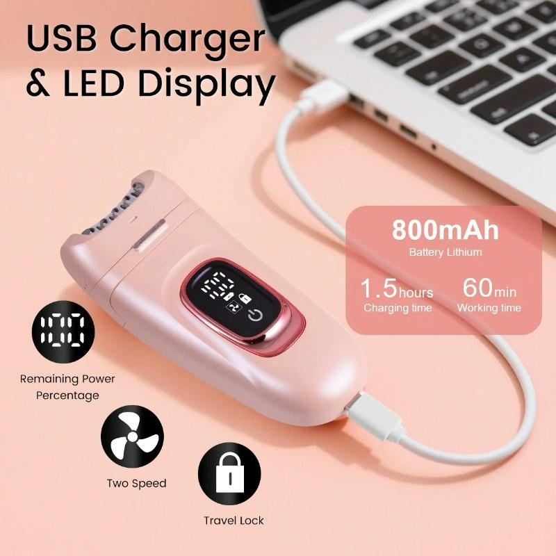 5 in 1 Elektrischer Epilierer für Frauen, USB Wiederaufladbarer Haarentfernungsrasierer für Körper, Gesicht, Bikinizone, Tragbarer Nass-Trocken-Rasierer, IPX7 Wasserdicht