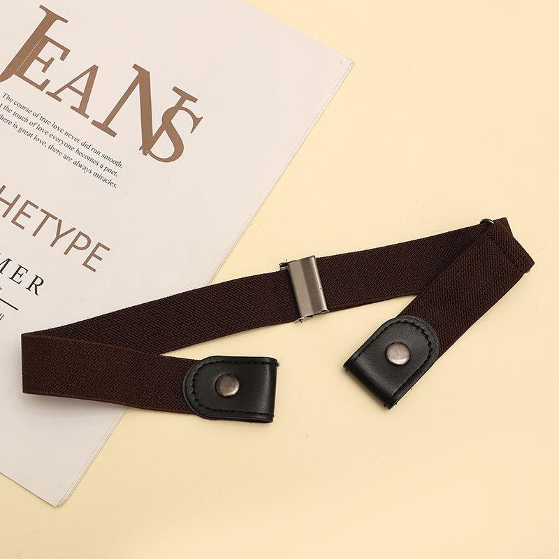 Invisible and Traceless Lazy Belt for Women's Elastic Elastic Trousers Belt for Jeans Pants Large Change Small Waist-retracting Artifact Belt