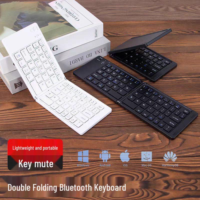 Folding Bluetooth Keyboard & Mouse Set for iPad/Tablet