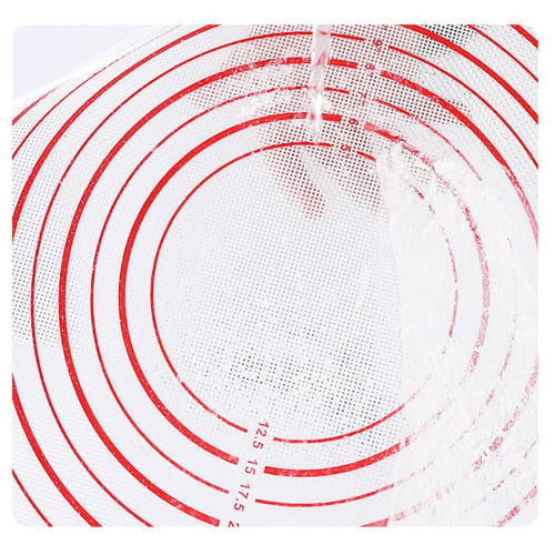 Cluoling Cooking Mat, 40x60cm, Large Size, Bread Kneading Mat, Pastry Mat, Baking Sheet for Kitchen, with Graduations, Heat Resistant, Non-Slip