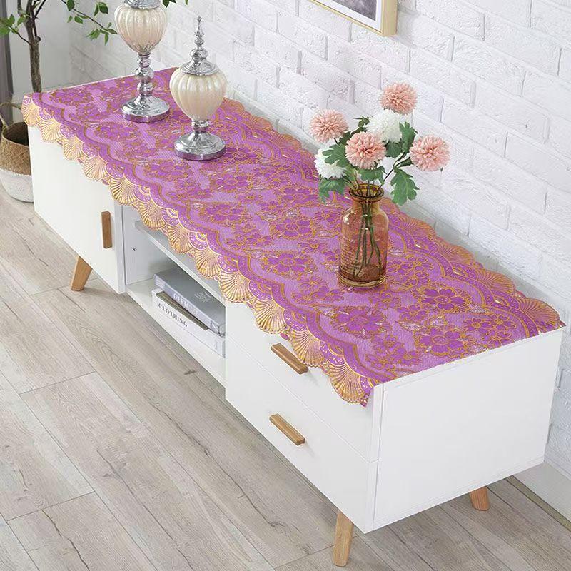 Pvc Tv Cabinet Tablecloth Rectangular Waterproof, Oil-Proof And Anti-Scalding Leave-In Bedside Table Shoe Cabinet Wine Cabinet Cover Cloth