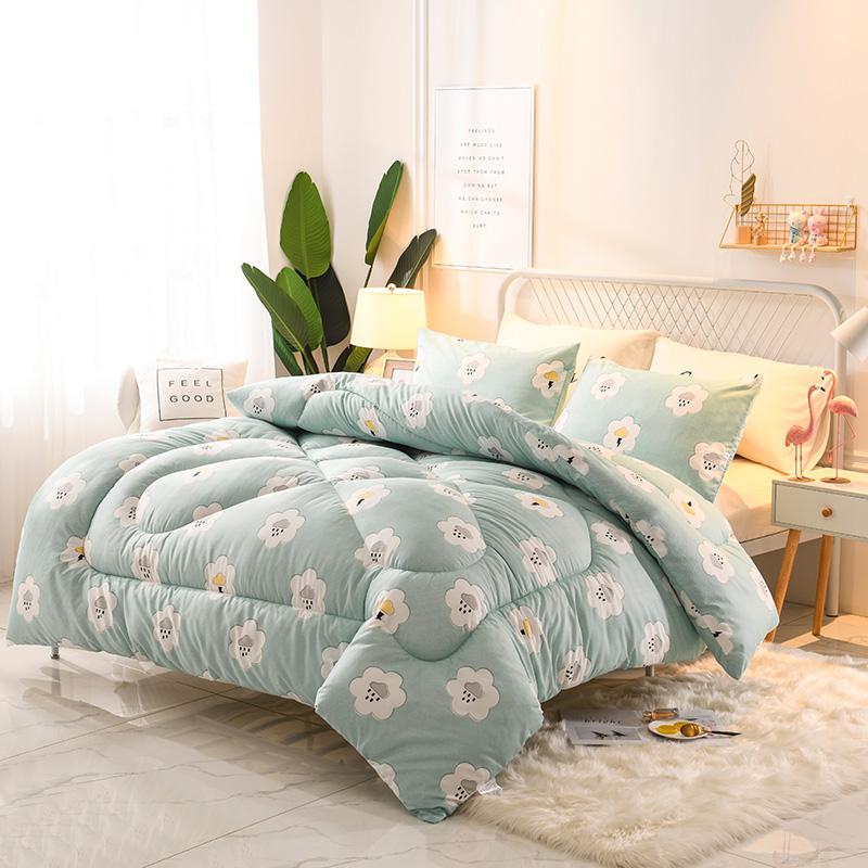 SF King Queen Twin Full Size Comforter New Design 4 Seasons Quilt High Quality Comforter Colorful Duvet Winter Thicken Blanket
