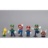 Super Mario 18-Piece Figurine Set 3-6cm Multicolor Collection (Mario, Luigi, Princess Peach, Yoshi, Toad)