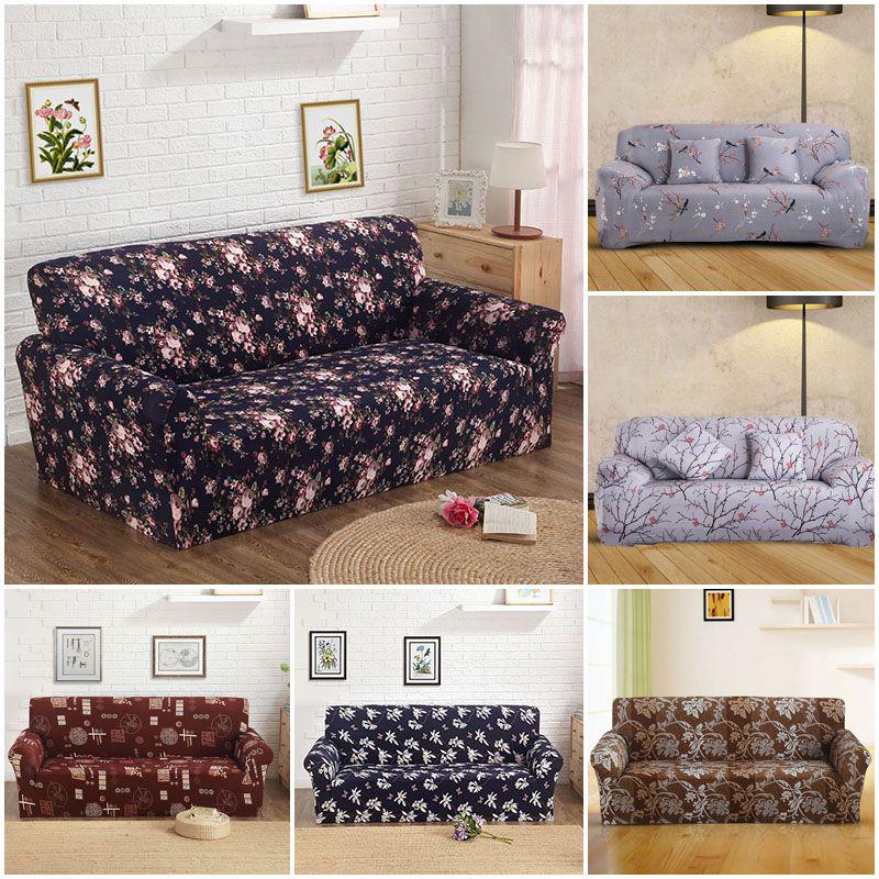 Elastic Corner Slipcover Sofa Loveseat Chair Furniture Cover Fl Armchair Couch Covers At Affordable S Free Real Reviews With Photos Joom Elastic Corner Slipcover Sofa, Sofa Loveseat And Chair Covers Set