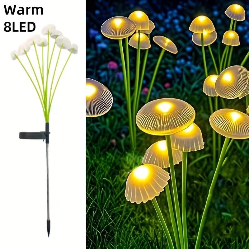 Solar Jellyfish Lights - Silicone Mushroom Lawn & Garden Decor
